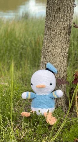 Baby Donald Duck Amigurumi Doll