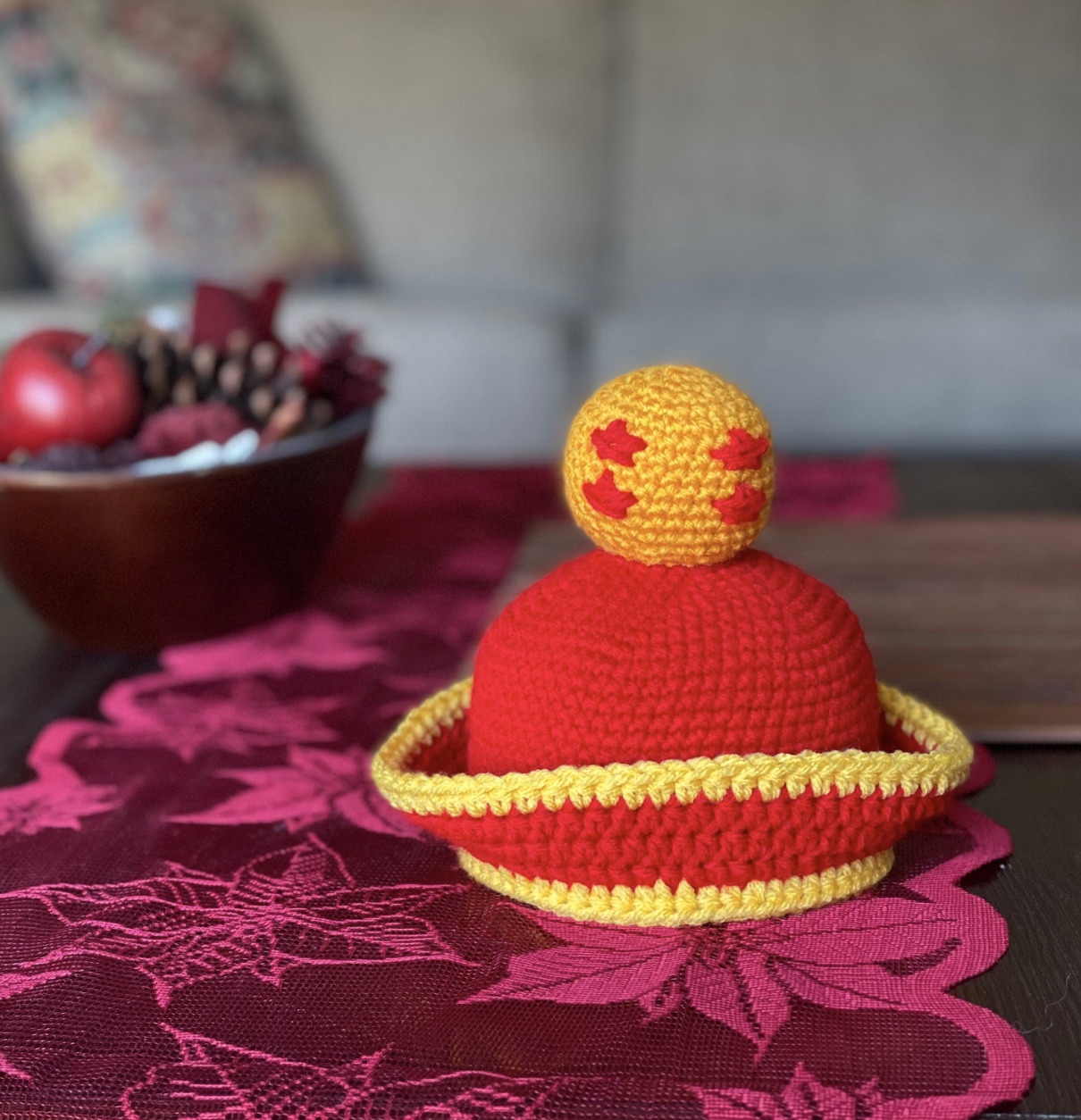 Dragonball Z Inspired Kid Gohan Crochet Baby Hat